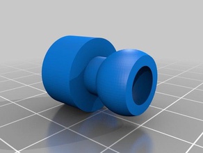 trípode de la articulación rótula 3d impresión balljoint reemplazo tzumi 3d print model - Mito3D