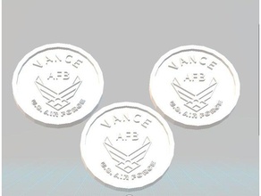 vance afb coaster x3 household 3d print model - Mito3D