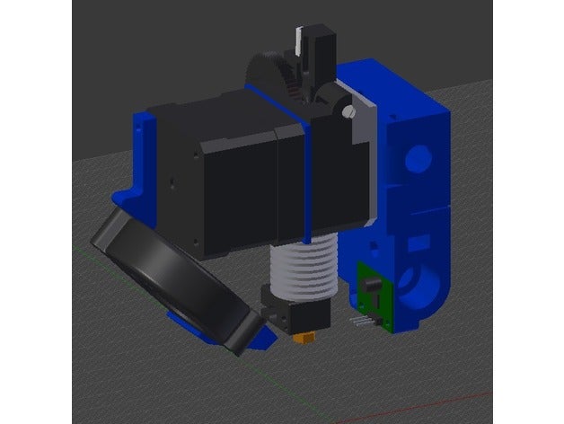 titan extrusora de transporte 3d a impressora partes e3d-titan x-transporte 3D print model - Mito3D