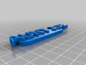 tía joe clave signos logotipos personalizado 3d print model - Mito3D