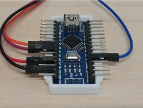 flat arduino nano case v5 electronics enclosure nsfw 3d print model - Mito3D