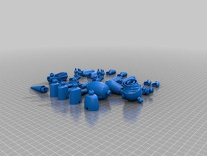 dinosaur build-able character tinkercadcom sculptures 3d print model - Mito3D