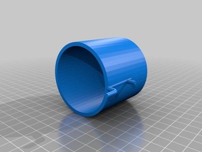 vase pegboard 1 8 clip tools 3d print model - Mito3D