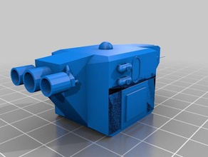 simple spaceship vehicles 3d print model - Mito3D
