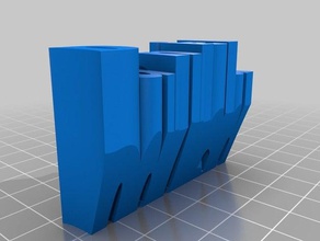 mon personnalisée plaque signalétique bureau 3d print model - Mito3D