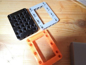 lego beam brackets 5x7 engineering building gear technic 3d print model - Mito3D