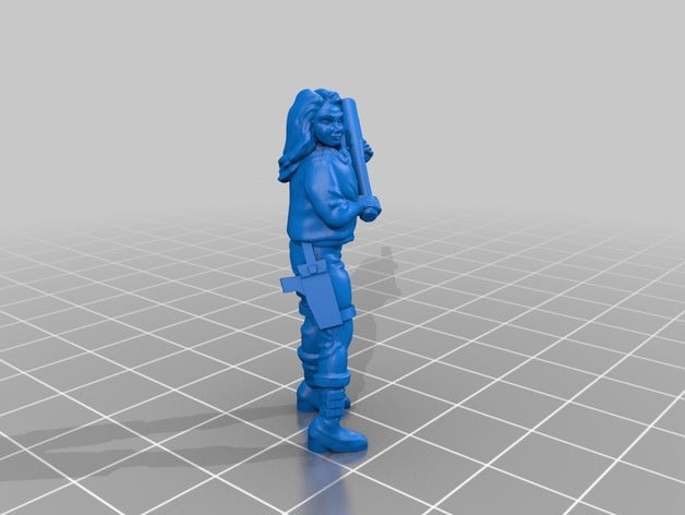 maddison bahser people 148 star wars legion walking dead zombicide 3D print model - Mito3D