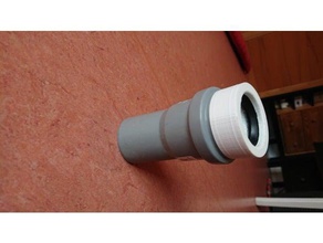 ht tubo reductor de dn50-40 suoer kompact diy el adaptador plomería agua 3d print model - Mito3D