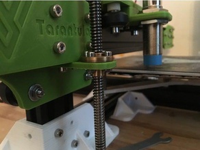 motor mount tevo tarantula remix thinner front plate 3d printer parts 3d print model - Mito3D