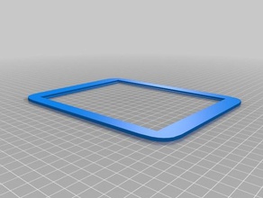 mirror frame household 3d print model - Mito3D