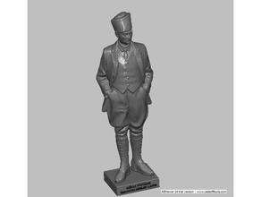 mustafa kemal atat&uumlrk durchsucht Replikate ataturk Atatürk 3d 3d print model - Mito3D