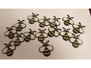 multi colore dell'ape animali 3d print model - Mito3D