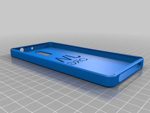 xiaomi nota 4 caso jw logo mobile telefono 3d print model - Mito3D