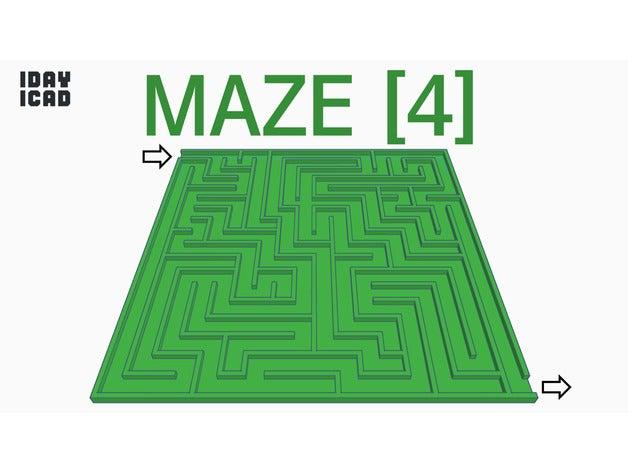 1day 1cad maze 4 toys games 3D print model - Mito3D