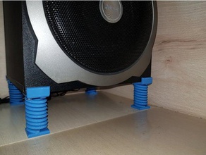 patas C bahar bacaklar diy iniş springs destek bacakları masa ayakları 3d print model - Mito3D