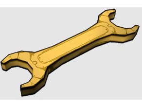 bendy wrench version1 3d printing 3d print model - Mito3D