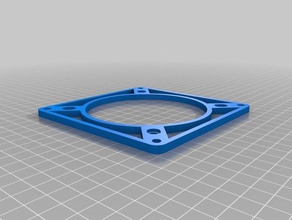 my customized pc fan adapter plate 92mm 120mm computer 3d print model - Mito3D