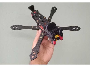 gopro mount bouraq 3d la stampa drone il rajawalifpv 3d print model - Mito3D