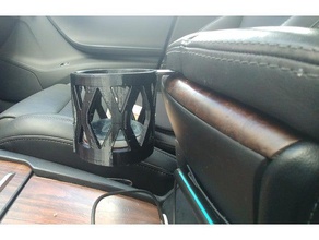 tesla model cup holder extender arm rest automotive car cupholder sleeve 3d print model - Mito3D