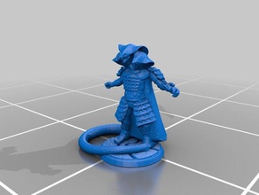 yuan-ti de zuma criaturas dnd masmorras e dragões miniatura 3d print model - Mito3D
