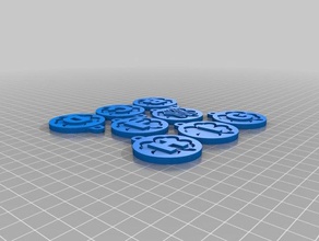 key tags labeled 3d printing 3d print model - Mito3D