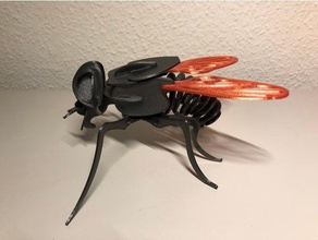 3d fly - sabit kanatlar hayvanlar iş ortamına uygun olmayan 3d print model - Mito3D