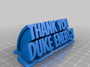 duke energy ofis özelleştirilmiş 3d print model - Mito3D