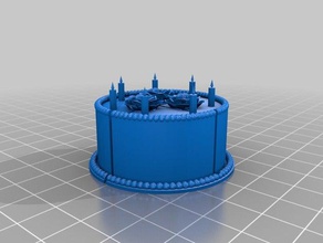 gâteau 4 tranche 3d l'impression 3d print model - Mito3D