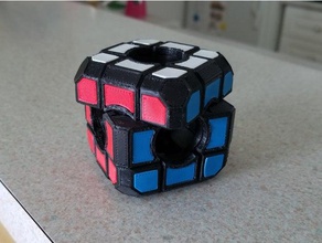 rubiks void cube Farbe Fliesen Rätsel 3d print model - Mito3D