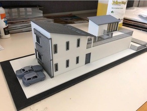 1x3 home-oakland, ca Gebäude Strukturen Haus 3d print model - Mito3D