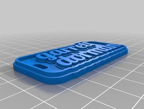 garrett dorman Anahtarlık özelleştirilmiş 3d print model - Mito3D