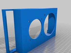 ender 3 doublecool alimentación del ventilador de la caja 3d impresora partes fuente cubierta 3d print model - Mito3D