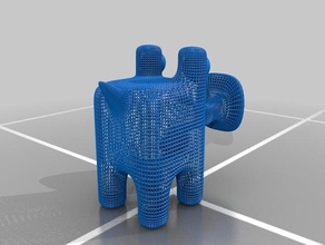 sevimli fil heykeller 3d print model - Mito3D