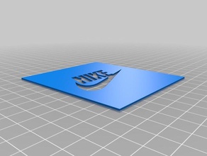 nike logo 3d printing 3d print model - Mito3D