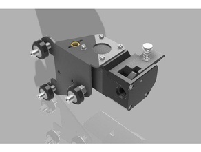 creality ender 3 bondtech bmg mounting bracket 3d printer parts extruder bowden mount cr-10 3d print model - Mito3D