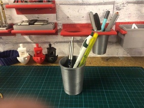 outil de tasses outils le stockage porte-outil support mural 3d print model - Mito3D