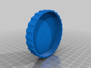 screw top case diy snap ring 3d print model - Mito3D