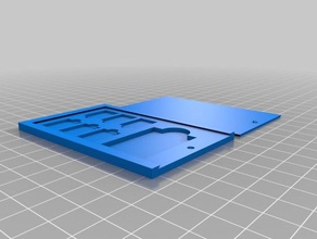 Kredit-Karte microsd-case mit adapter tools sd-Karte 3d print model - Mito3D