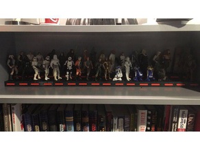 star wars figure display stand ikea billy book case toy game accessories action hasbro kenner starwars 3d print model - Mito3D