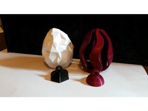 Kleiderbügel antonin nosek&acutes wunderbare Ostereier Dekor 3d print model - Mito3D