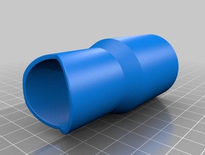 bosch gex 125-150vacuum hose vac 35mm absaugadapter f&uumlr staubsauger machine tools absaugung dust collection collector vacuum adapter tube 3d print model - Mito3D