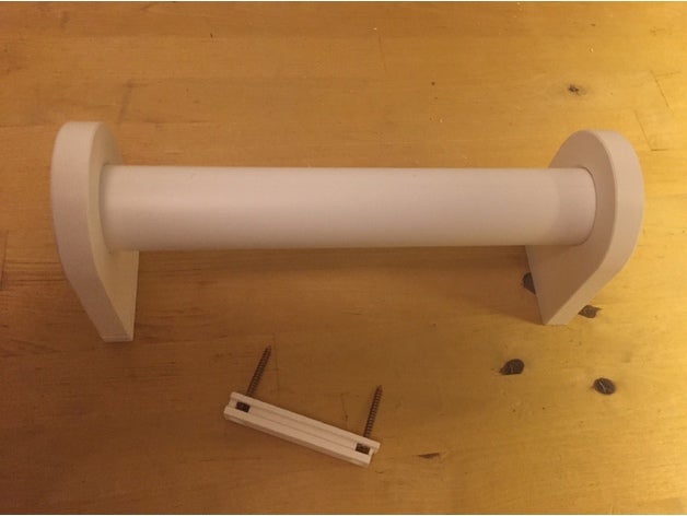 porta salviette da 40 mm tubo in pvc cucina pranzo 3D print model - Mito3D