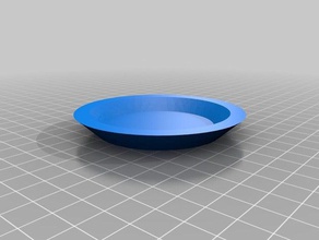 simple traybowl household 3d print model - Mito3D