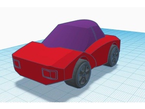 little electric sports car models 28mm cyberpunk fantasy modern scifi 3d print model - Mito3D