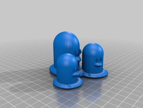 dugtrio A impressão 3d diglett monstros de bolso pokemon worm 3d print model - Mito3D