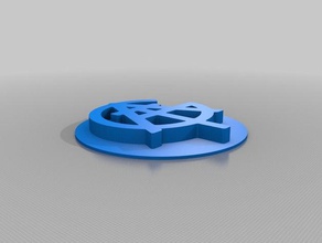 todas as coisas boas logotipo spraypaint estêncil arte 3d print model - Mito3D
