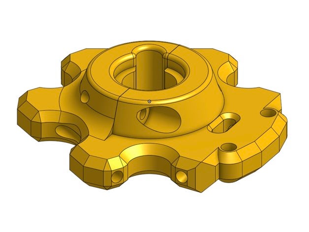 kossel mini efetor bltouch de suporte 3d a impressora extrusoras Impressora nivelamento montagem flsun marlin reprap 3D print model - Mito3D
