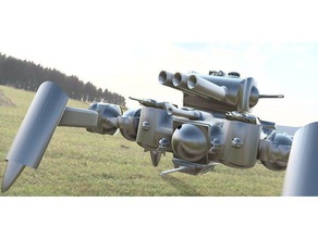 greif vi - Spielzeug Spiele anycubic photon battlemech Deutsch panzer Roboter roboter sla tank ww2 Deutsche 3d print model - Mito3D