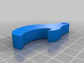 d&eacutecapsuleure porte cl&eacutee simple accesorios 3d print model - Mito3D
