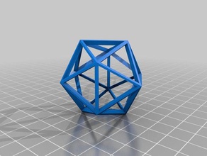 icosaedro regolare art la geometria forme 3d print model - Mito3D